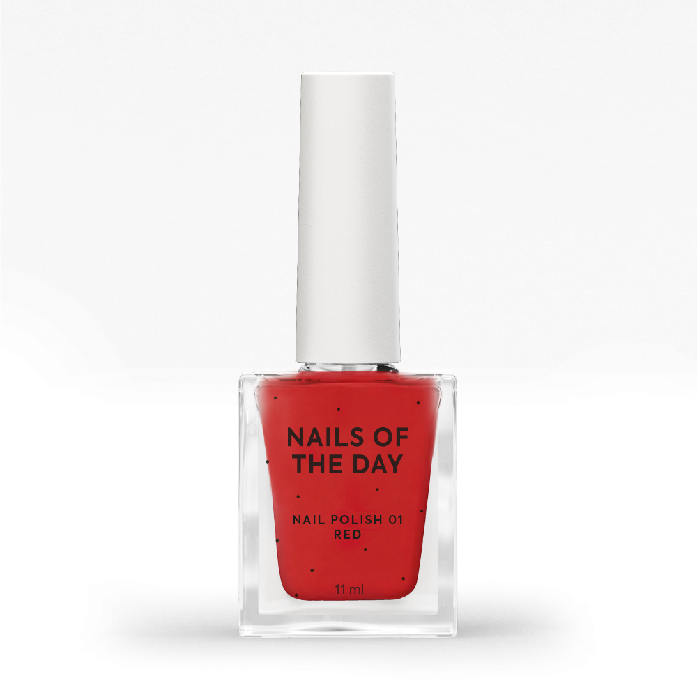 NOTD Nail Polish – profesionali klasikinio nagų lako spalvų kolekcija – Raudona 01, produkto vaizdas