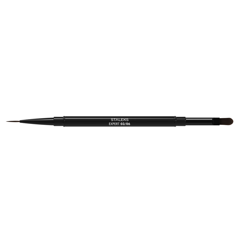 STALEKS EXPERT 03/06 dvipusis teptukas – vaizdas iš priekio baltame fone