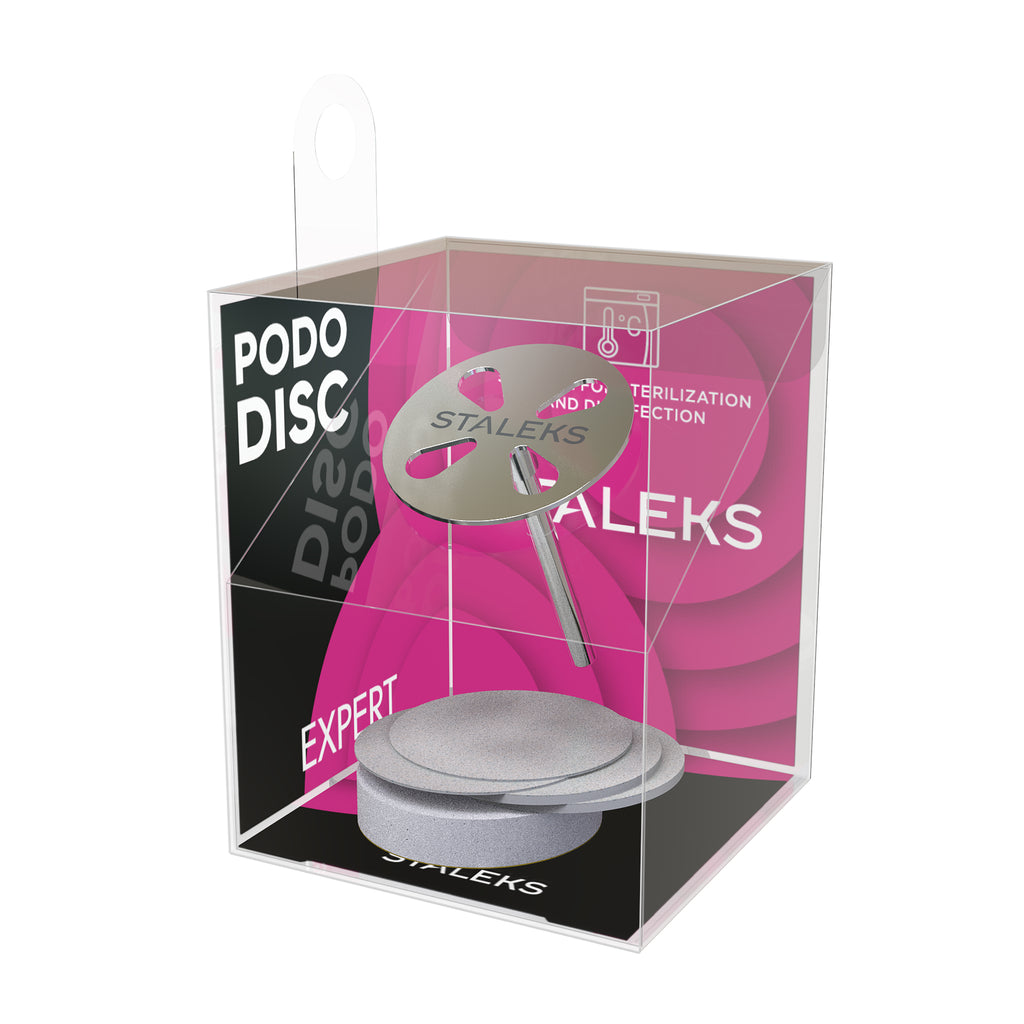 STALEKS EXPERT PODODISC M pedikiūro diskas – rinkinio pakuotė