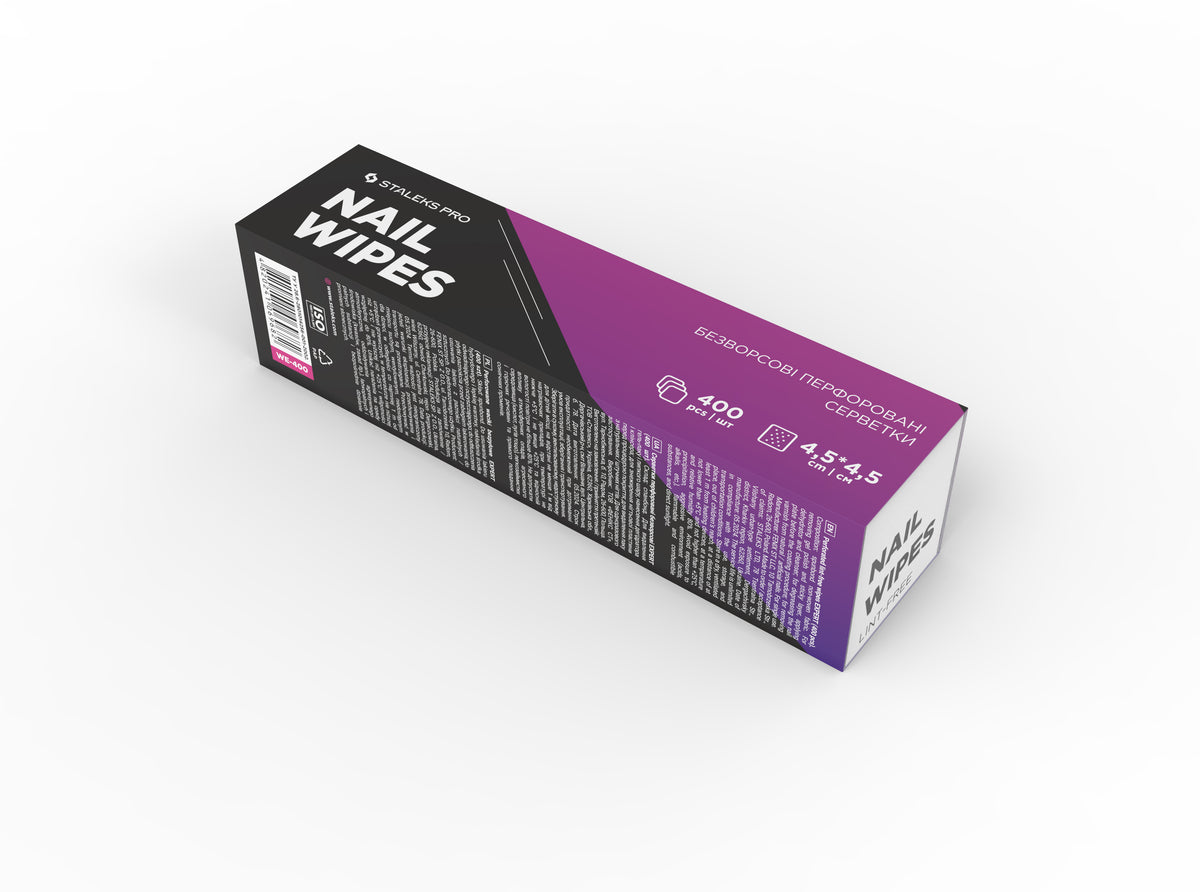 STALEKS EXPERT perforuotos nepūkuojančios servetėlės 400 vnt. – pakuotė baltame fone