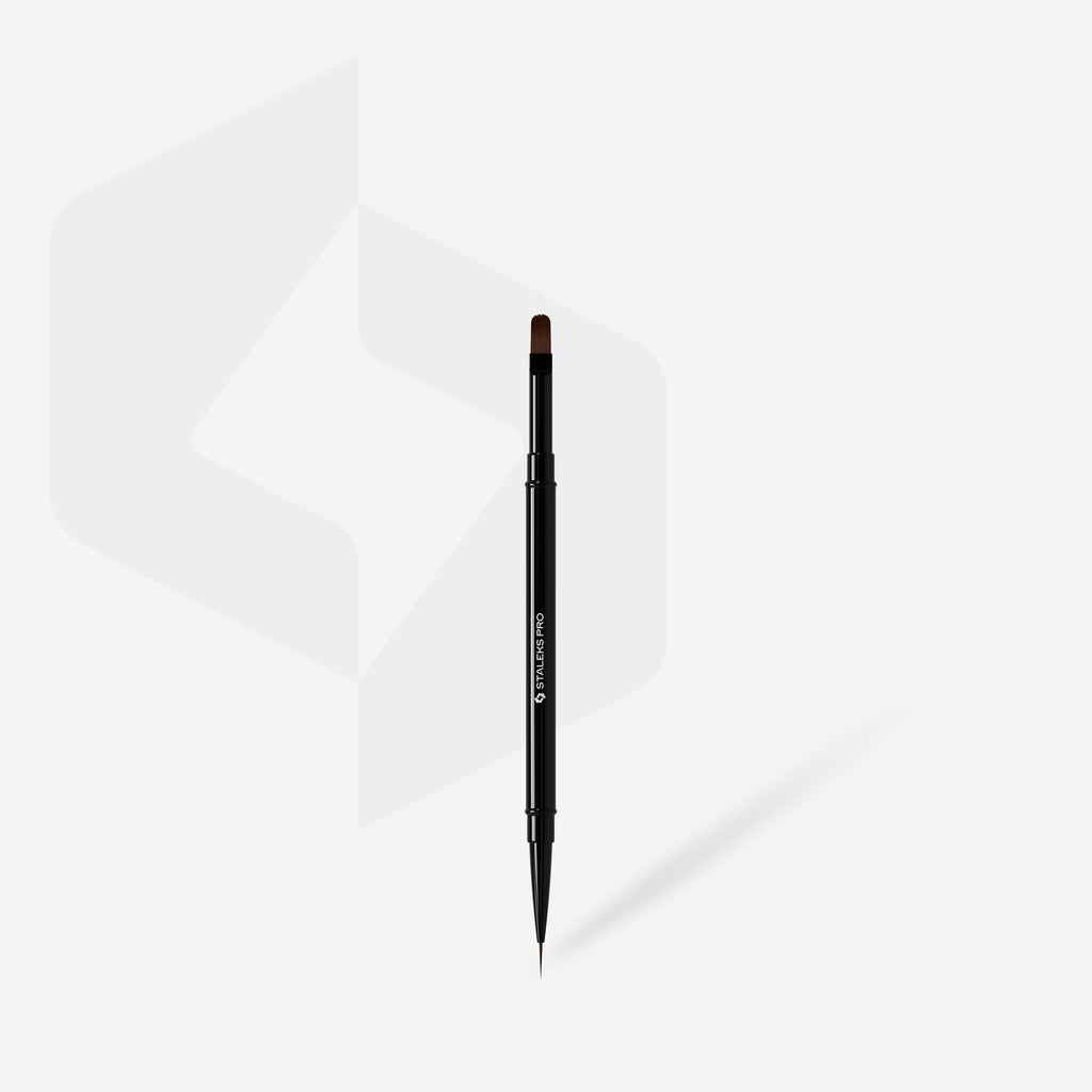 STALEKS EXPERT 03/06 dvipusis teptukas – linijų piešimas ant nago