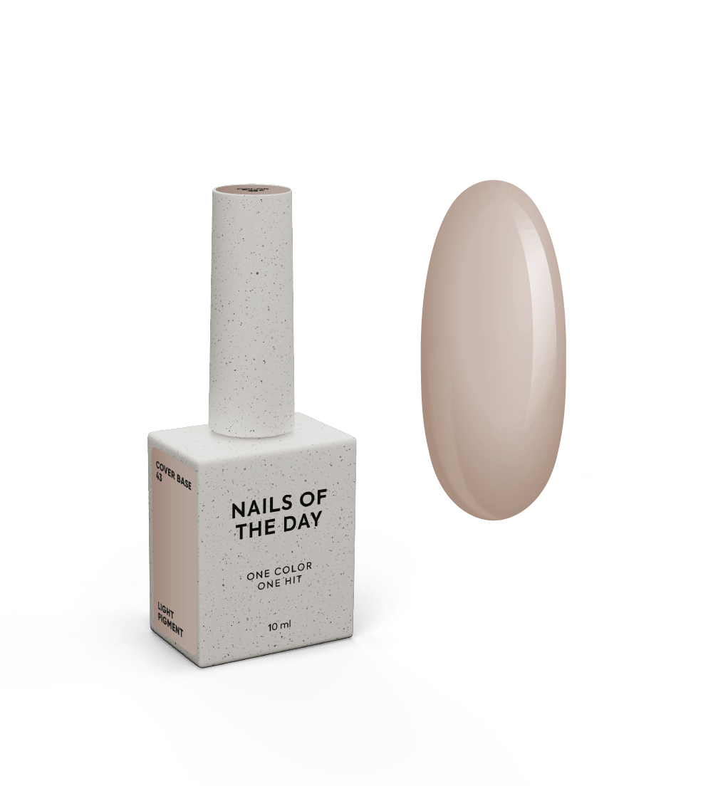NOTD Cover Base – profesionali kamufliažinių bazių kolekcija – 43 · 10 ml, produkto vaizdas