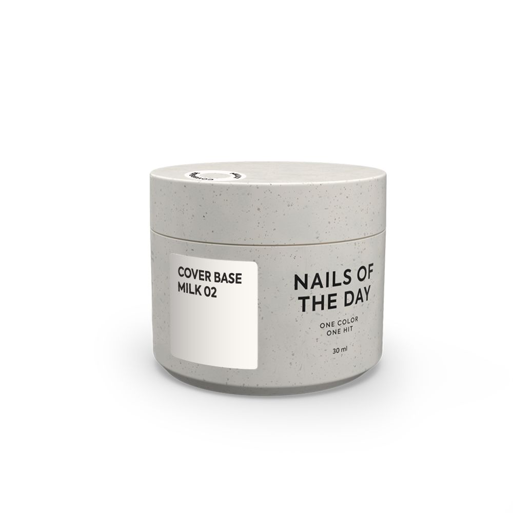 NOTD Cover Base Milk – profesionali pieniškų kamufliažinių bazių kolekcija – 02 · 30 ml, produkto vaizdas