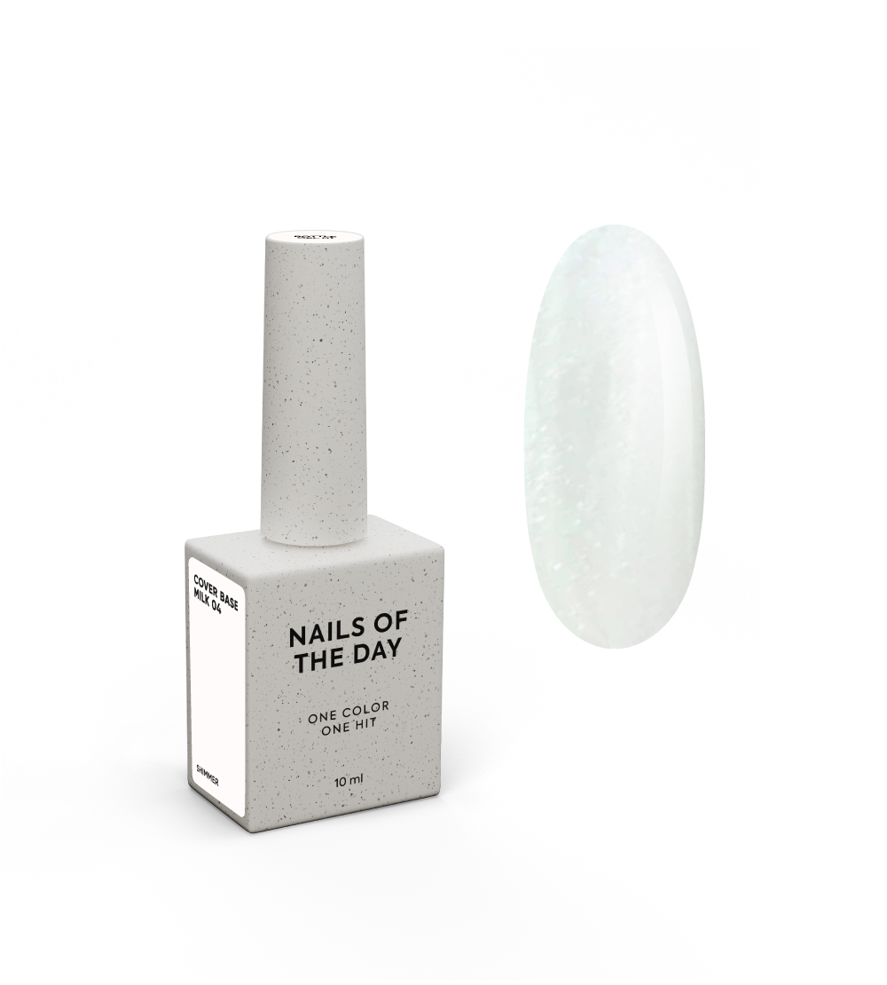 NOTD Cover Base Milk – profesionali pieniškų kamufliažinių bazių kolekcija – 04 · 10 ml, produkto vaizdas