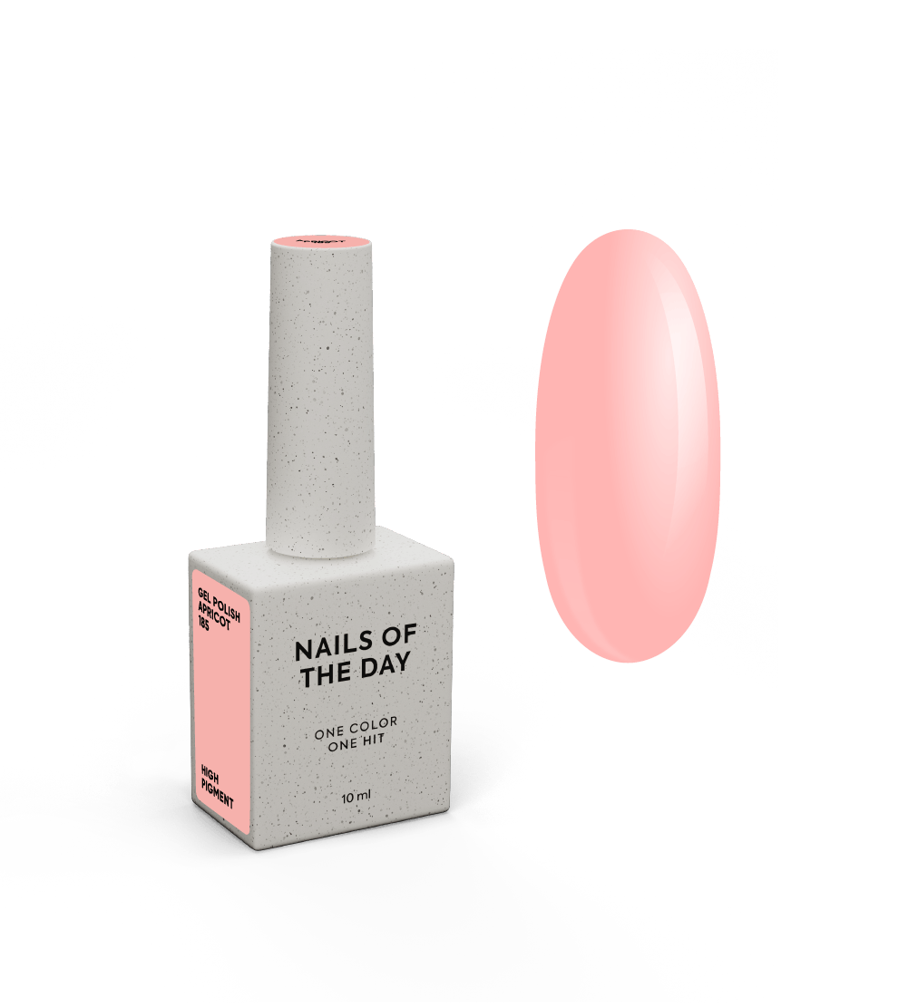 NOTD Spring – profesionalių gelinių lakų kolekcija – 185 – Apricot, produkto vaizdas