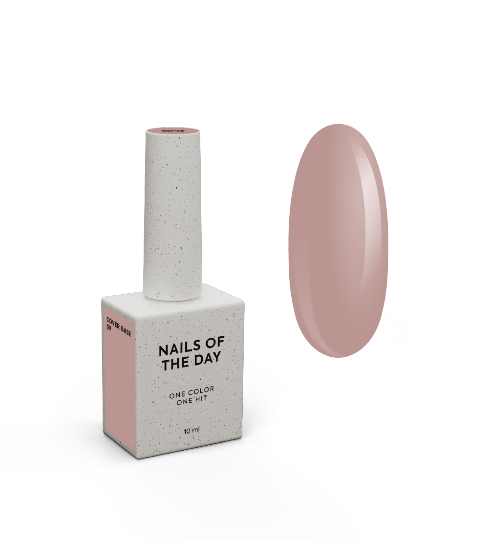 NOTD Cover Base – profesionali kamufliažinių bazių kolekcija – 09 · 10 ml, produkto vaizdas