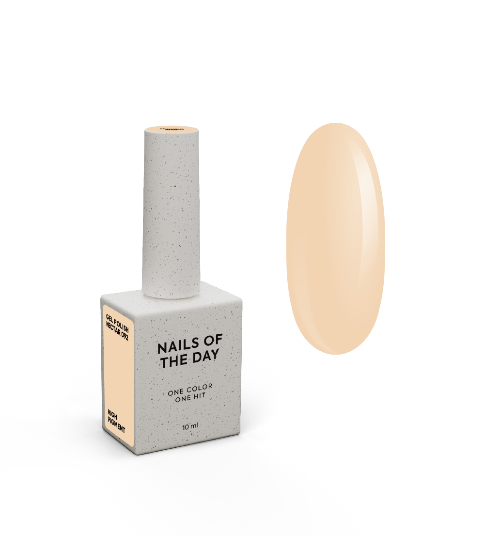NOTD Spring 2026 – profesionalių gelinių lakų kolekcija – 092 – Nectar, produkto vaizdas