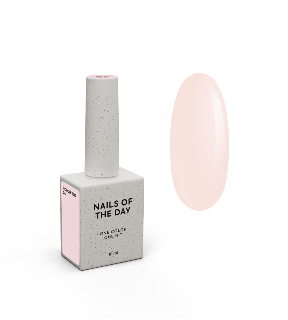 NAILSOFTHEDAY Spalviniai topai – Color Top, Vitrage ir Milky – Color Top 04, produkto vaizdas