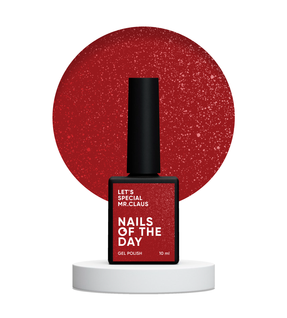 NOTD Winter Special – profesionalių gelinių lakų kolekcija – Mr.Claus, produkto vaizdas