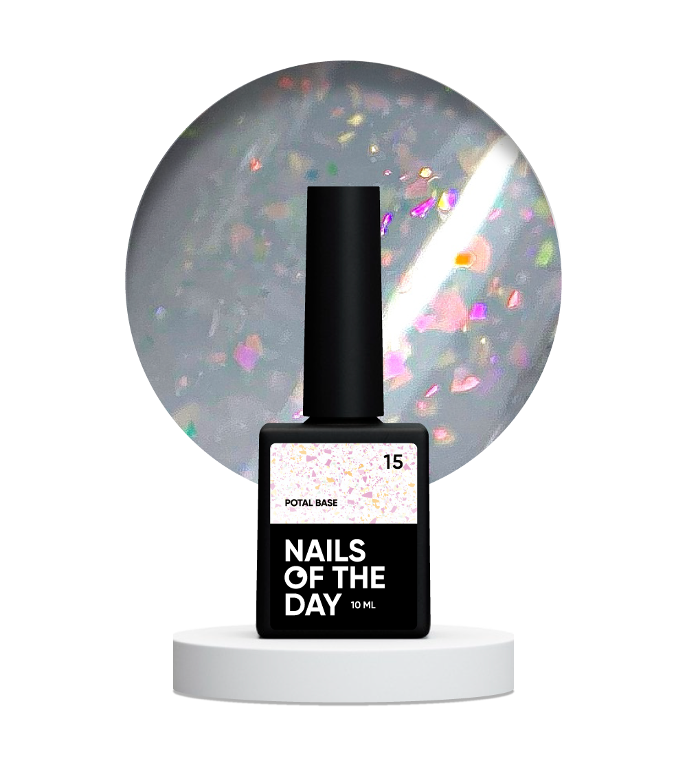 NOTD Potal Base – profesionali kamufliažinių bazių su folijos efektu kolekcija – 15, produkto vaizdas