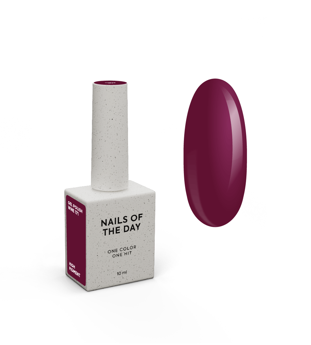 NOTD Autumn – profesionalių gelinių lakų kolekcija – 171 – Wine, produkto vaizdas