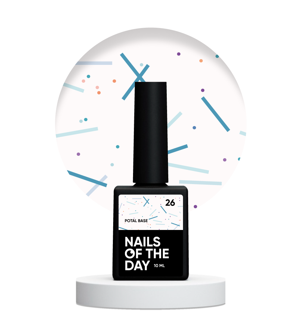 NOTD Potal Base – profesionali kamufliažinių bazių su folijos efektu kolekcija – 26, produkto vaizdas