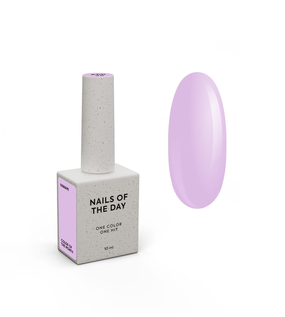 NOTD Color of the Month – profesionalių gelinių lakų kolekcija – Hanami, produkto vaizdas