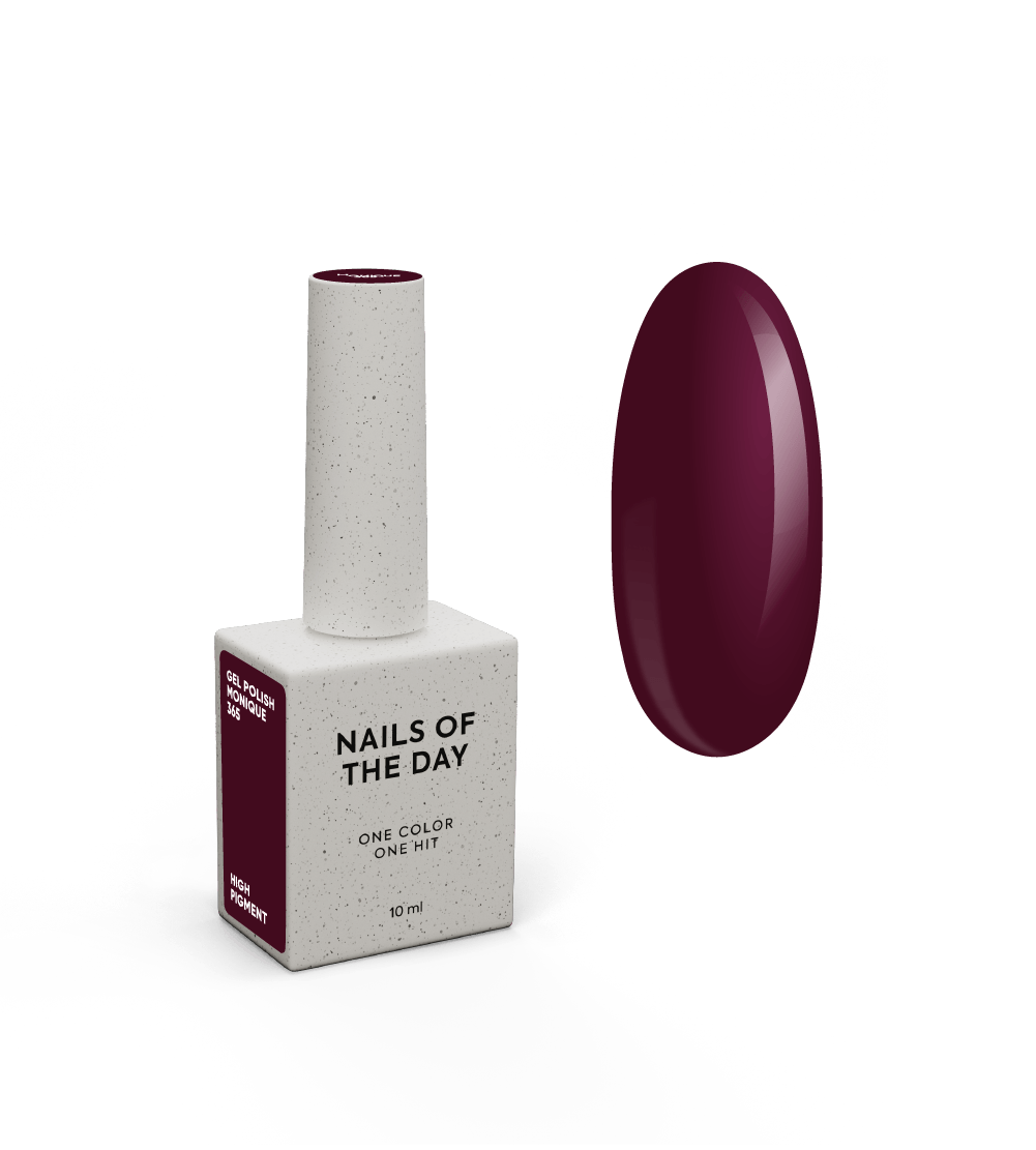 NOTD Red Colors – profesionalių raudonų gelinių lakų kolekcija – 365 – Monique, produkto vaizdas