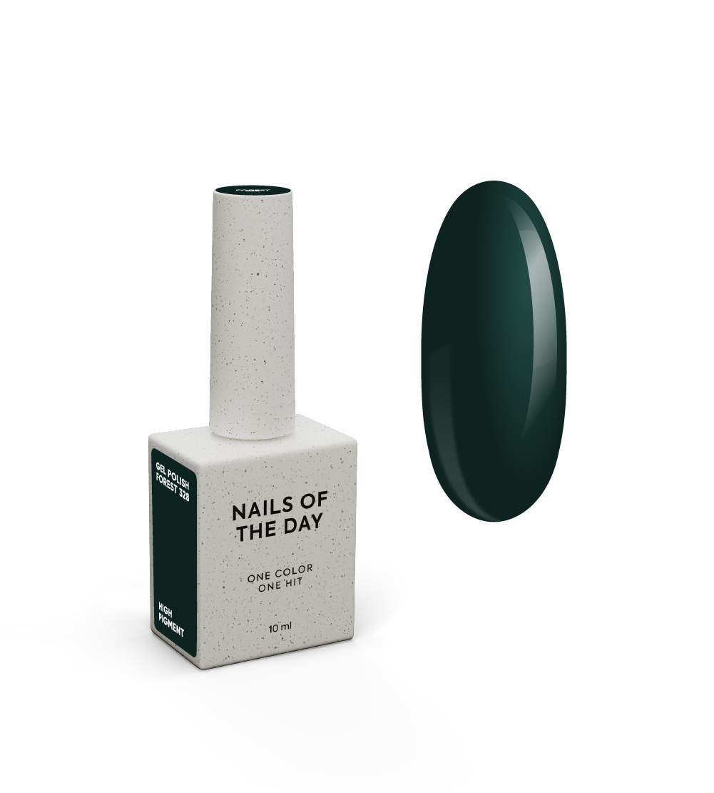 NOTD Winter Collection – profesionalių gelinių lakų kolekcija – 328 – Forest, produkto vaizdas