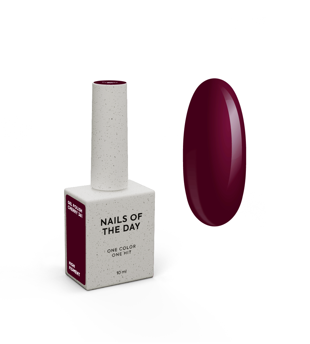 NOTD Gel Polish – profesionalūs geliniai lakai – 361 – Cherry, produkto vaizdas