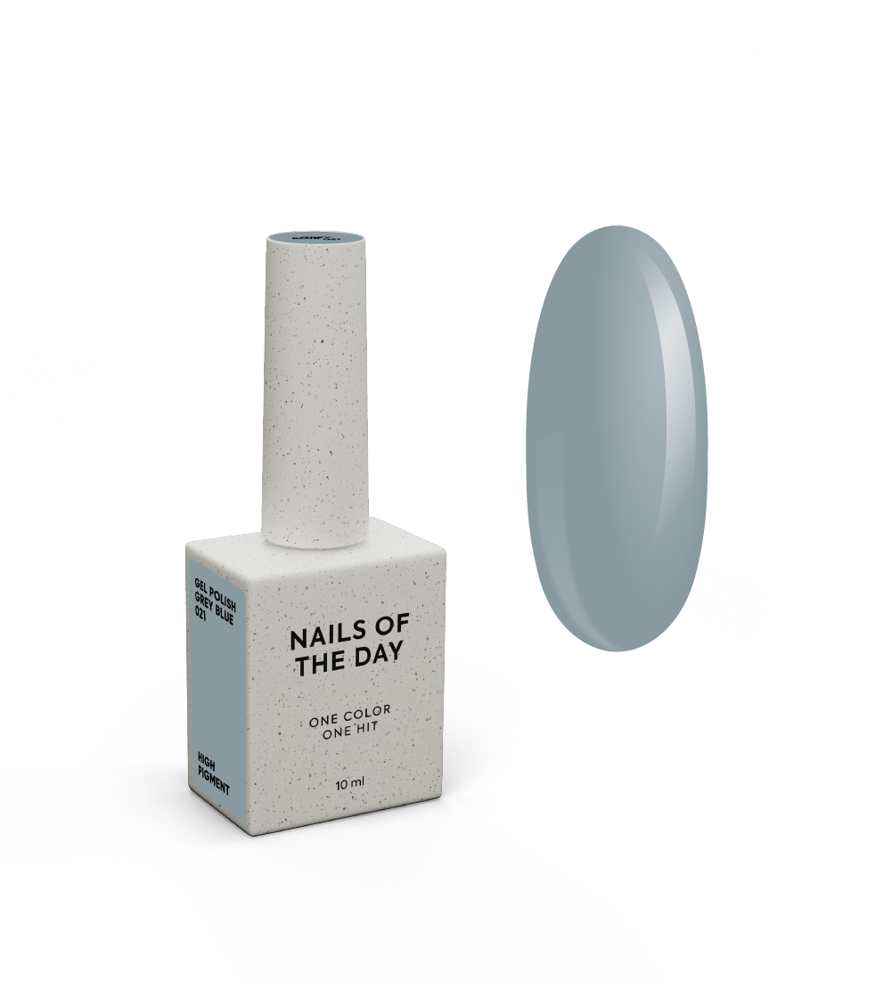 NOTD Gel Polish – profesionalūs geliniai lakai – 021 – Grey Blue, produkto vaizdas