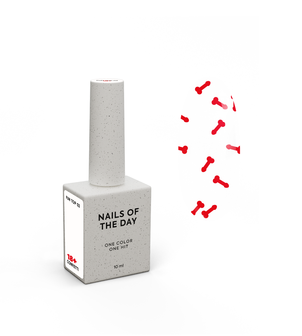 NOTD FUN! Top – profesionali topų su art dekoru kolekcija – 02, produkto vaizdas
