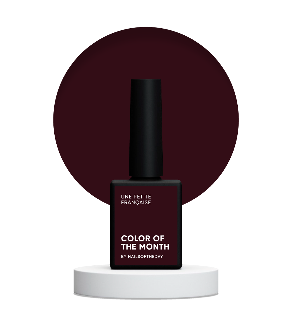NOTD Color of the Month – profesionalių gelinių lakų kolekcija – Une Petite Francaise, produkto vaizdas