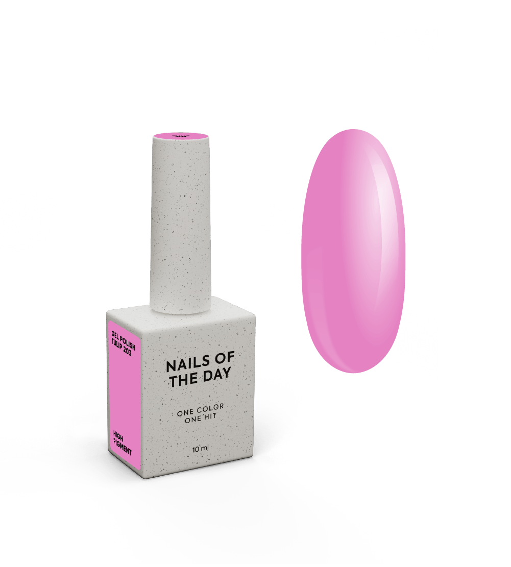 NOTD Spring – profesionalių gelinių lakų kolekcija – 203 – Tulip, produkto vaizdas