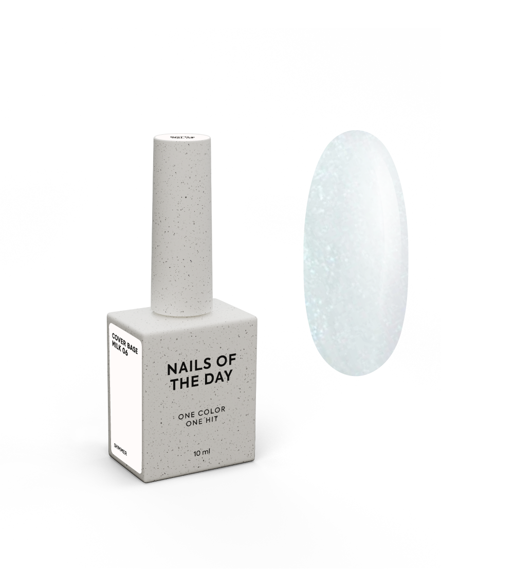 NOTD Cover Base Milk – profesionali pieniškų kamufliažinių bazių kolekcija – 06 · 10 ml, produkto vaizdas
