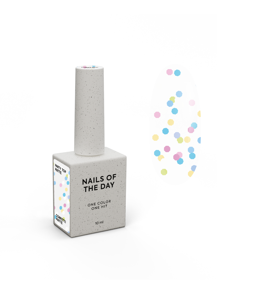 NOTD Party Top – profesionali dekoratyvinių topų kolekcija – Matte, produkto vaizdas