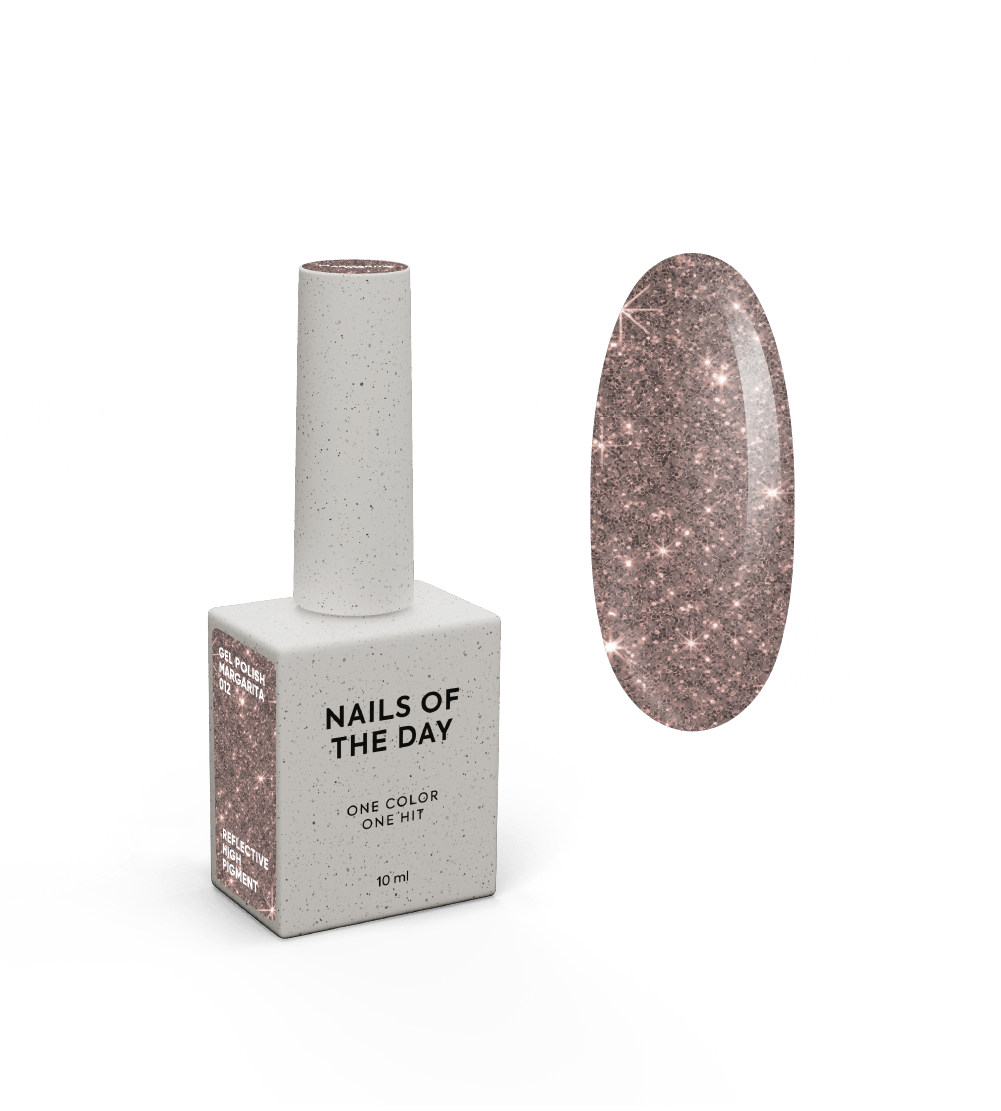 NOTD Reflective Cocktails – profesionalūs šviesą atspindintys geliniai lakai – 012 – Margarita, produkto vaizdas