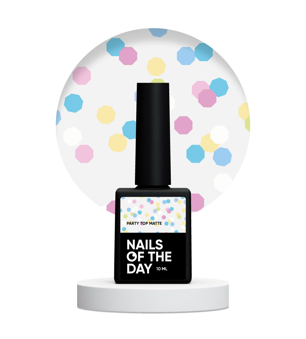 NOTD Party Top – profesionali dekoratyvinių topų kolekcija – Matte, papildomas produkto vaizdas