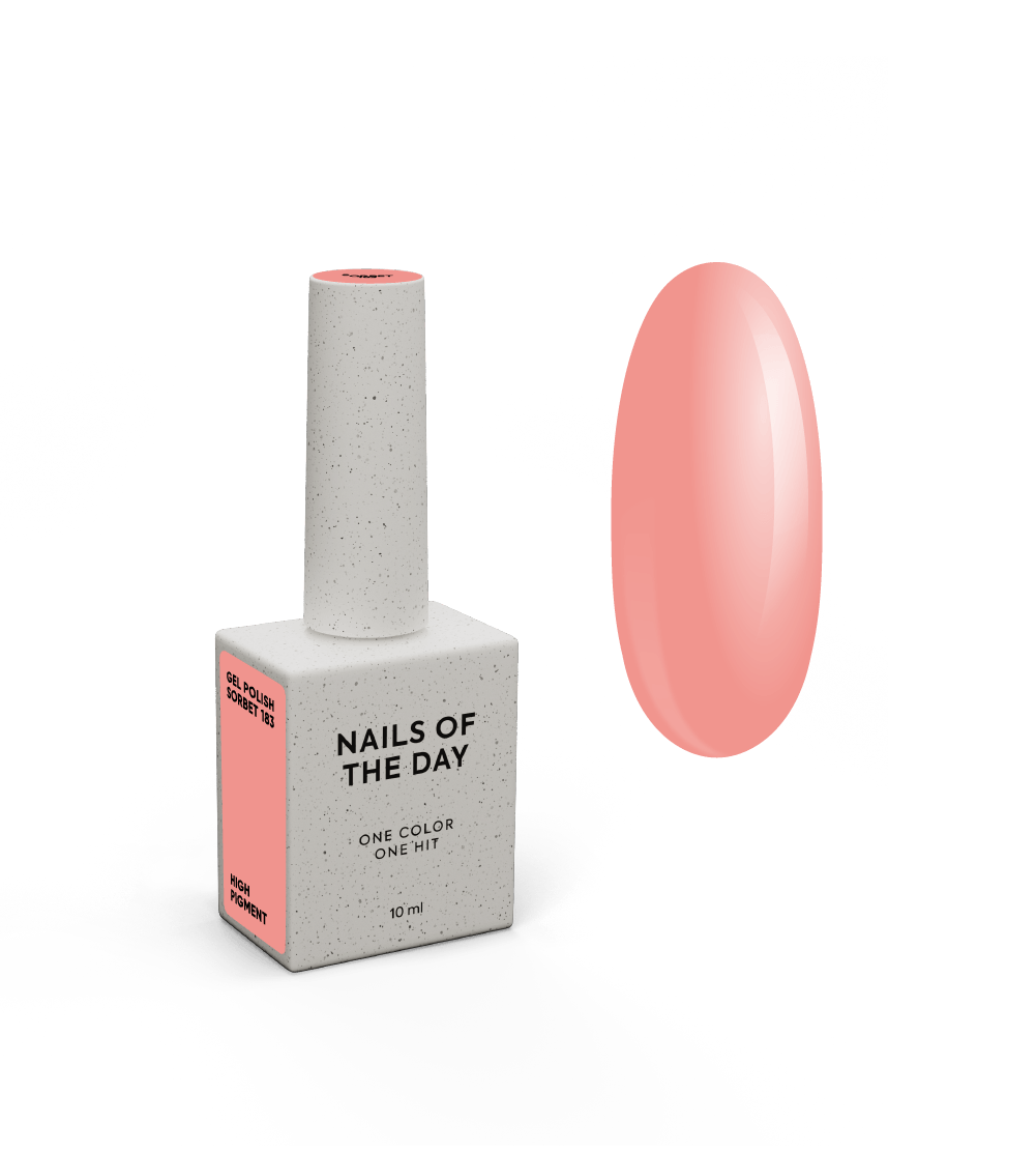 NOTD Spring – profesionalių gelinių lakų kolekcija – 183 – Sorbet, produkto vaizdas