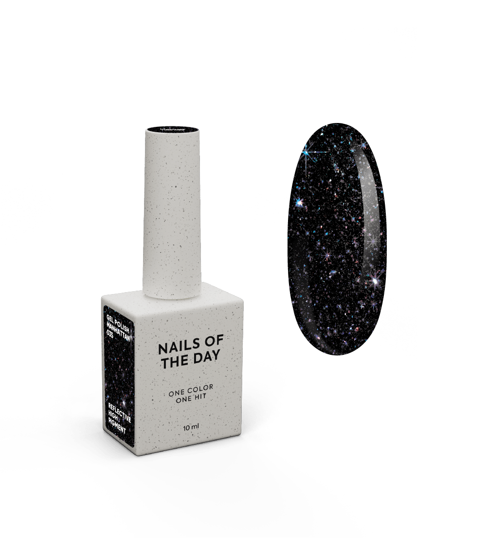 NOTD Reflective Cocktails – profesionalūs šviesą atspindintys geliniai lakai – 035 – Manhattan, produkto vaizdas