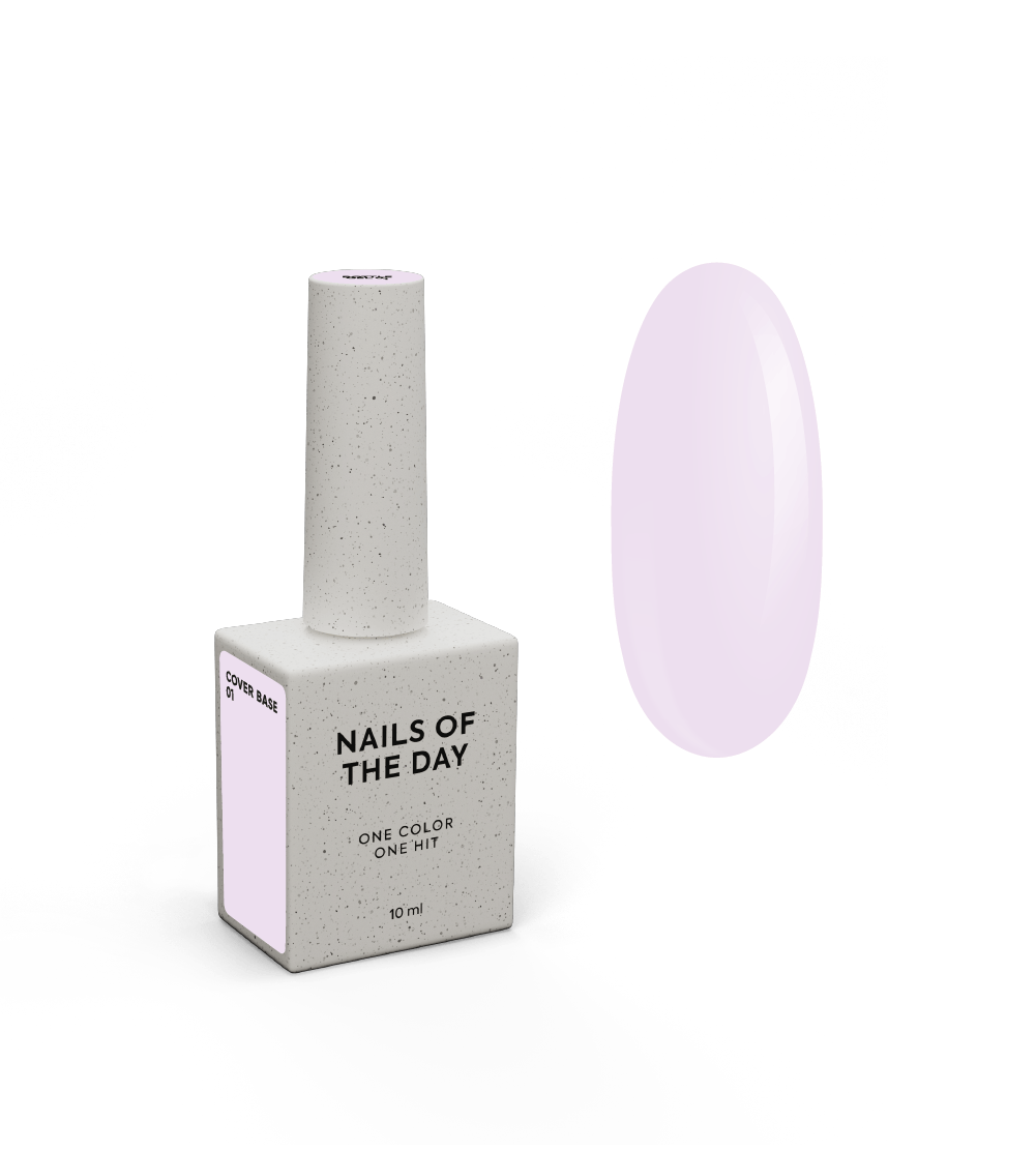 NOTD Cover Base – profesionali kamufliažinių bazių kolekcija – 01 · 10 ml, produkto vaizdas