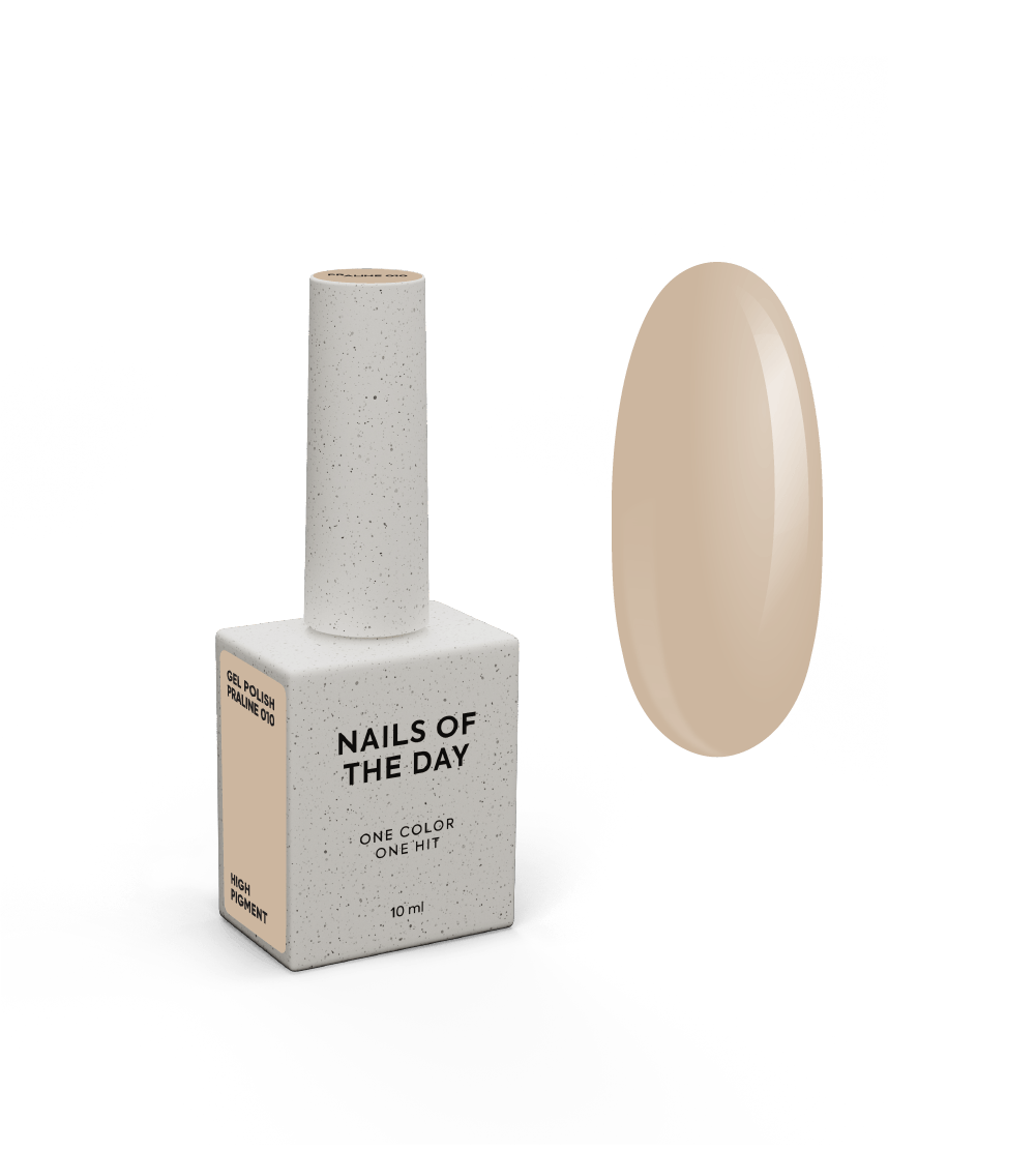 NOTD Chocolate Colors – profesionalių gelinių lakų kolekcija – 010 – Praline, produkto vaizdas