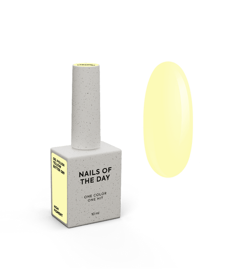 NOTD Autumn – profesionalių gelinių lakų kolekcija – 089 – Yellow Butter, produkto vaizdas