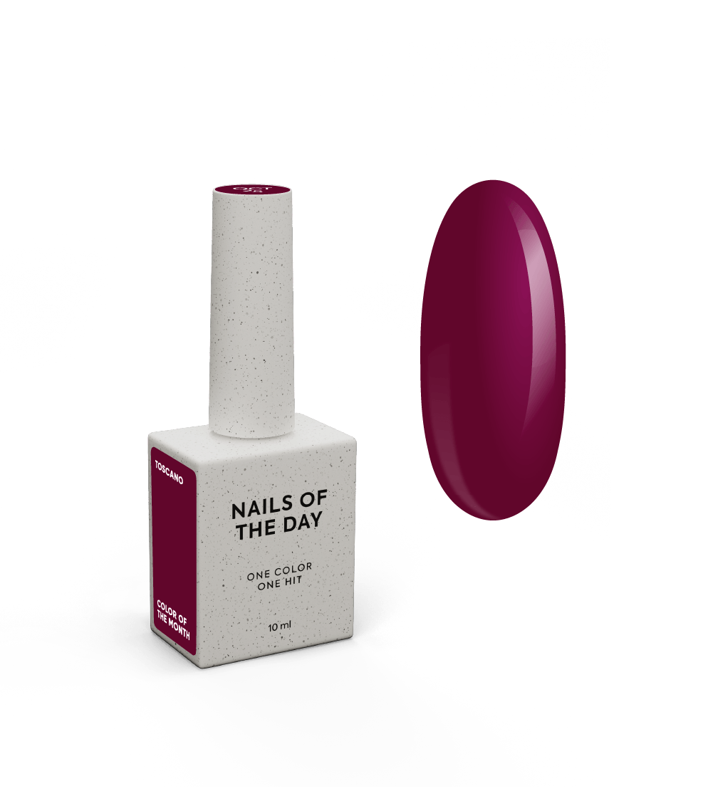 NOTD Color of the Month – profesionalių gelinių lakų kolekcija – Toscano, produkto vaizdas