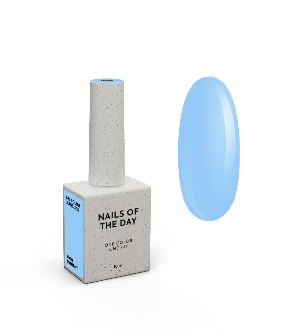 NOTD Autumn – profesionalių gelinių lakų kolekcija – 305 – Jeans, produkto vaizdas