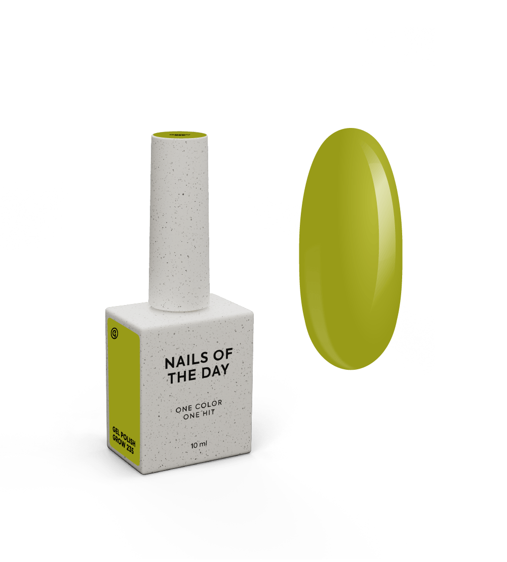 NOTD Bloom Drop – profesionalių gelinių lakų kolekcija – 235 – Grow, produkto vaizdas