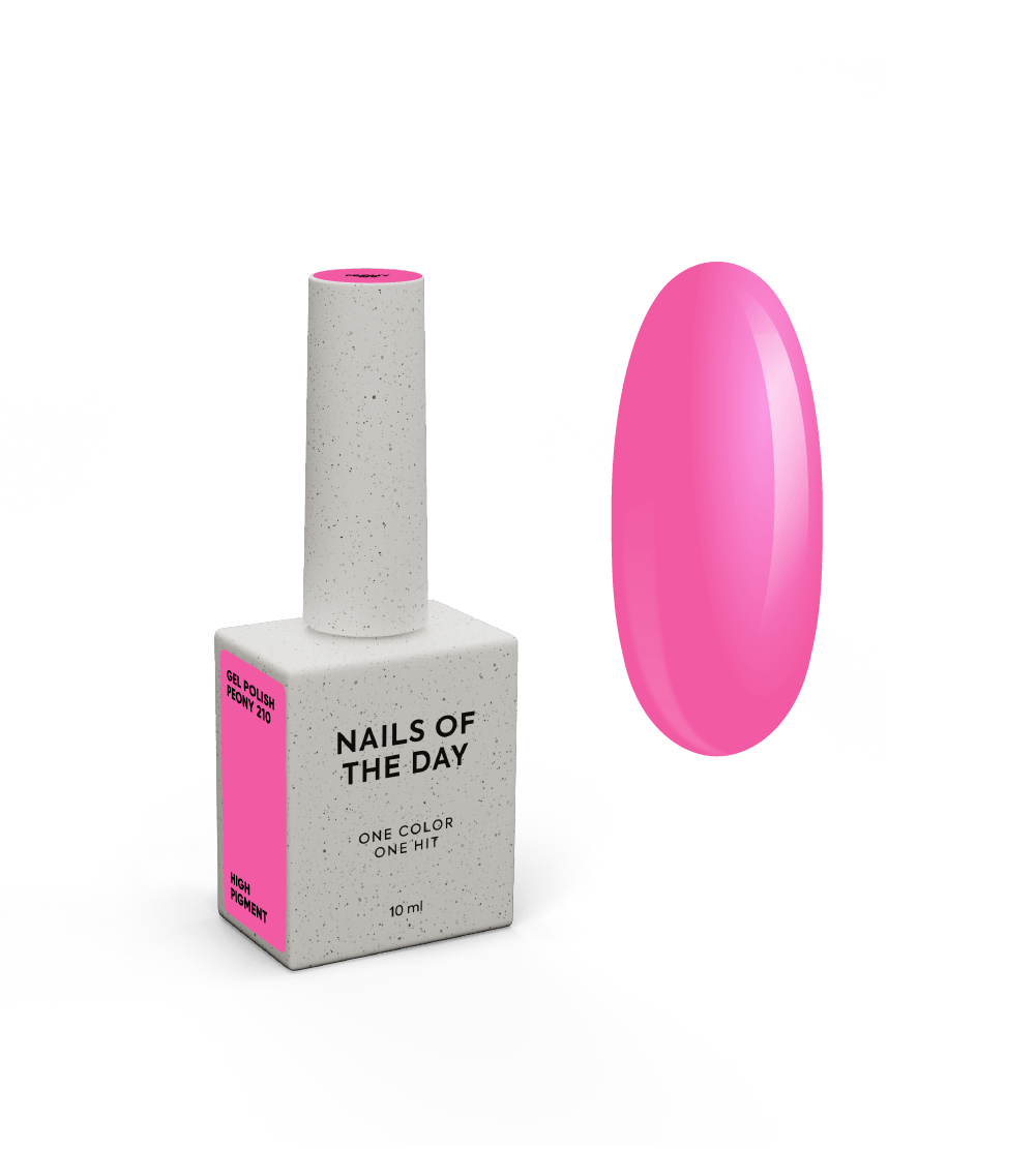 NOTD Spring – profesionalių gelinių lakų kolekcija – 210 – Peony, produkto vaizdas