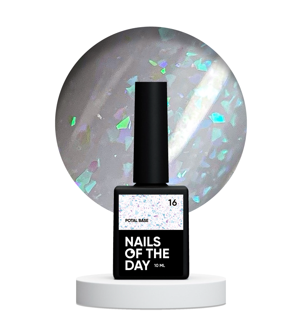 NOTD Potal Base – profesionali kamufliažinių bazių su folijos efektu kolekcija – 16, produkto vaizdas
