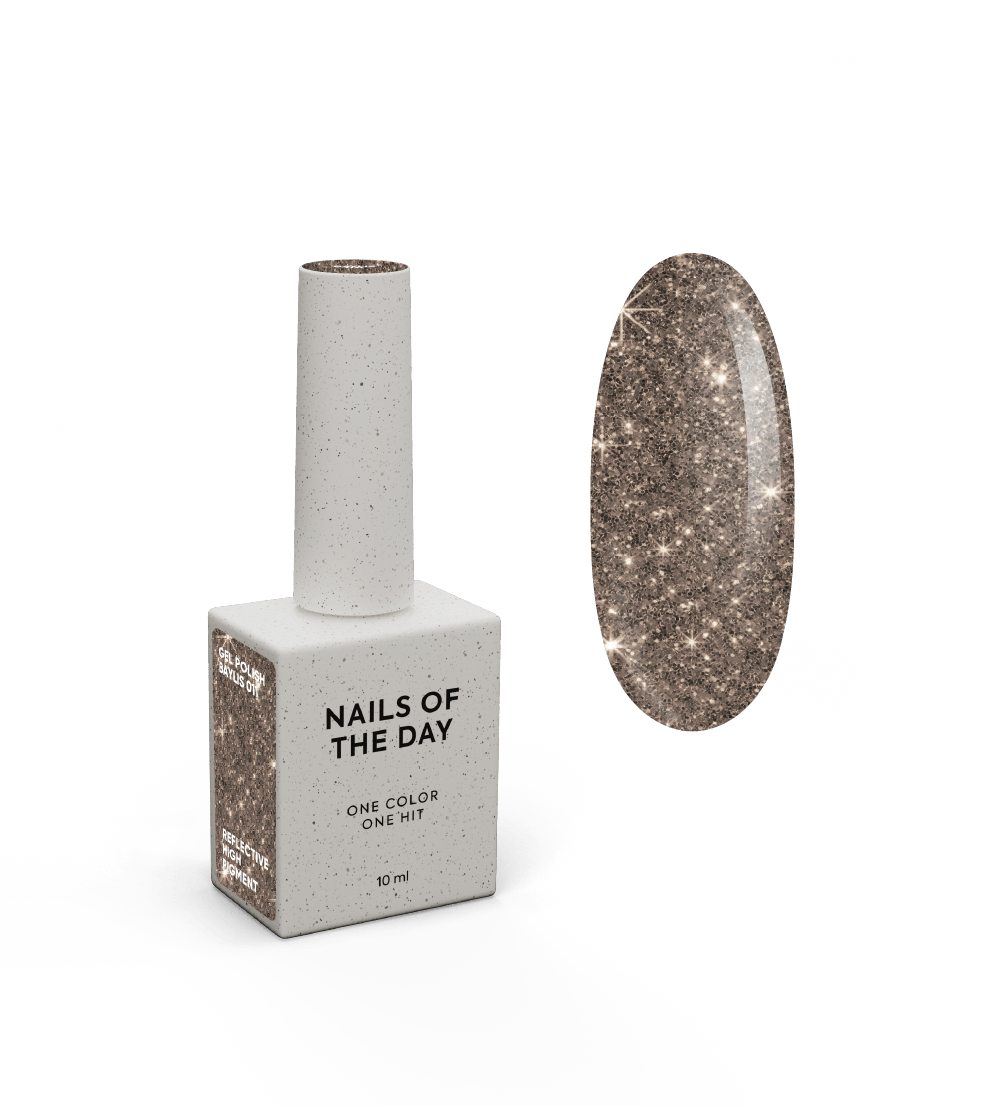 NOTD Reflective Cocktails – profesionalūs šviesą atspindintys geliniai lakai – 011 – Baylis, produkto vaizdas