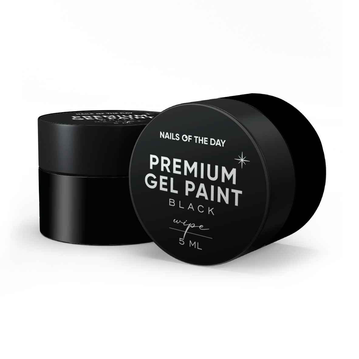 NOTD Premium Gel Paint Black Wipe