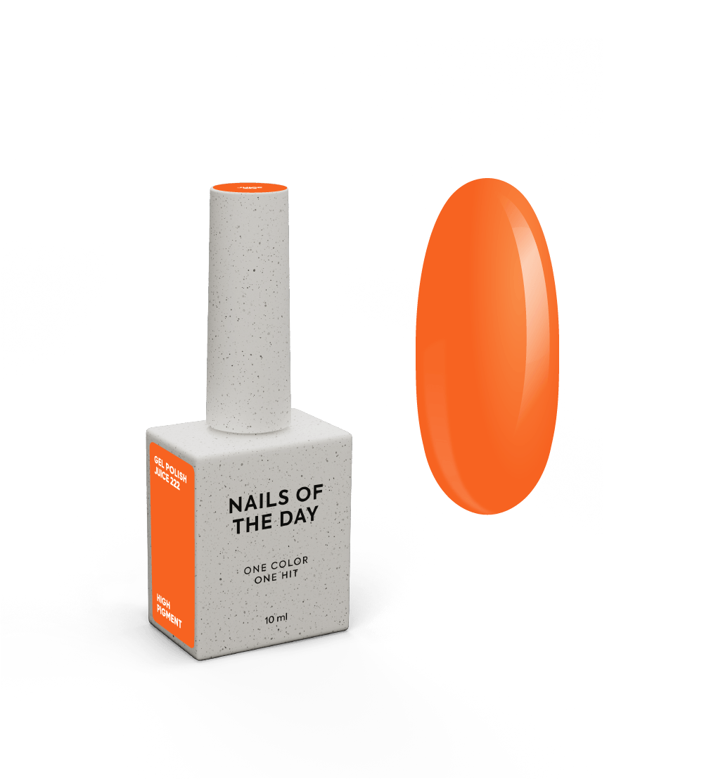 NOTD Summer 2026 – profesionalių gelinių lakų kolekcija – 222 – Juice, produkto vaizdas