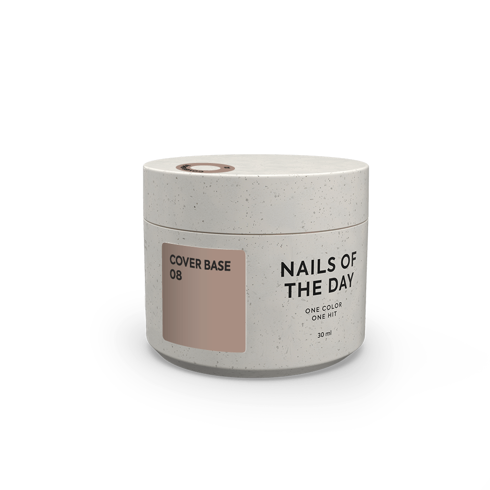 NOTD Cover Base – profesionali kamufliažinių bazių kolekcija – 08 · 30 ml, produkto vaizdas
