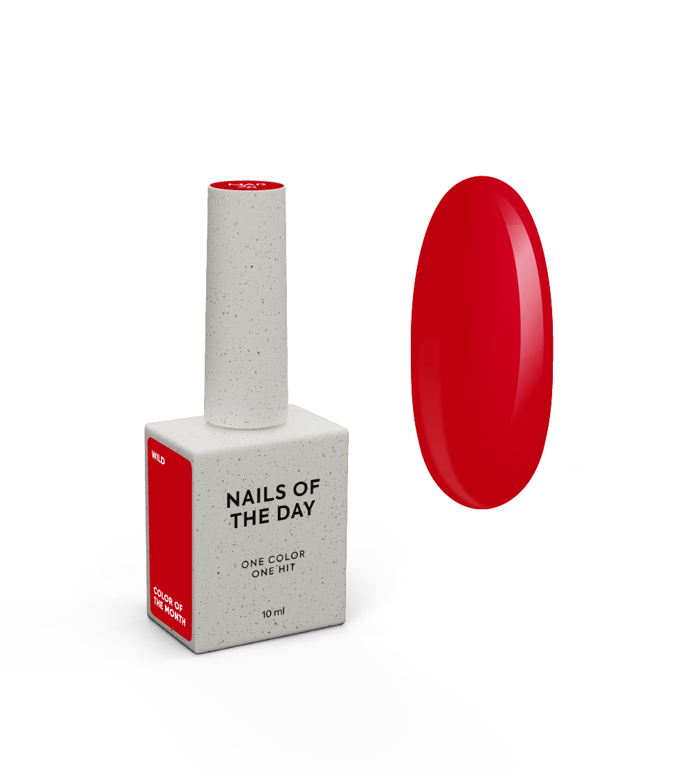 NOTD Color of the Month – profesionalių gelinių lakų kolekcija – Wild, produkto vaizdas