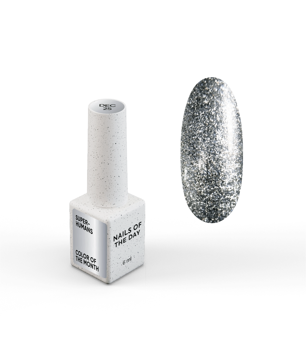 NOTD Color of the Month – profesionalių gelinių lakų kolekcija – Superhumans, produkto vaizdas