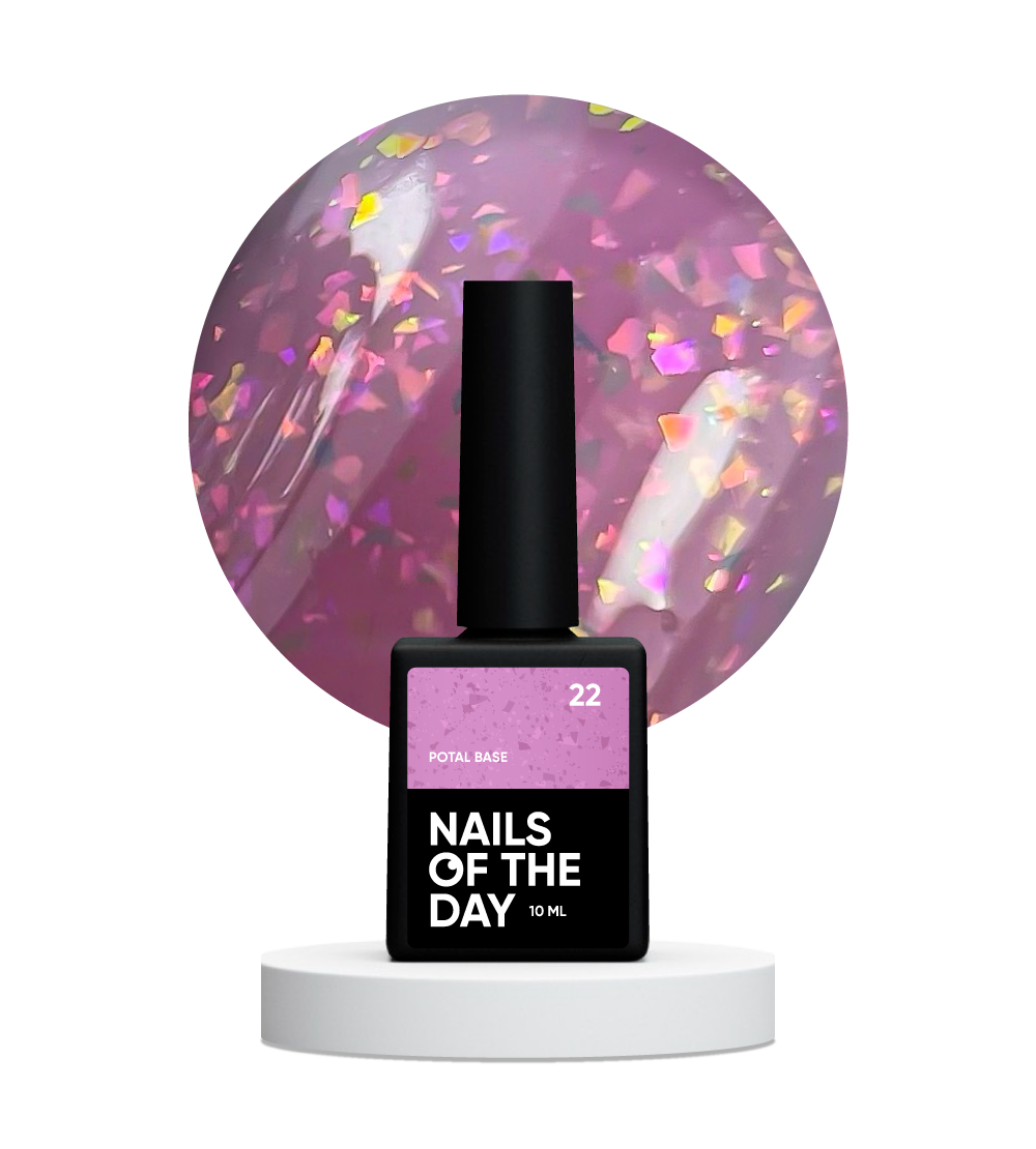 NOTD Potal Base – profesionali kamufliažinių bazių su folijos efektu kolekcija – 22, produkto vaizdas