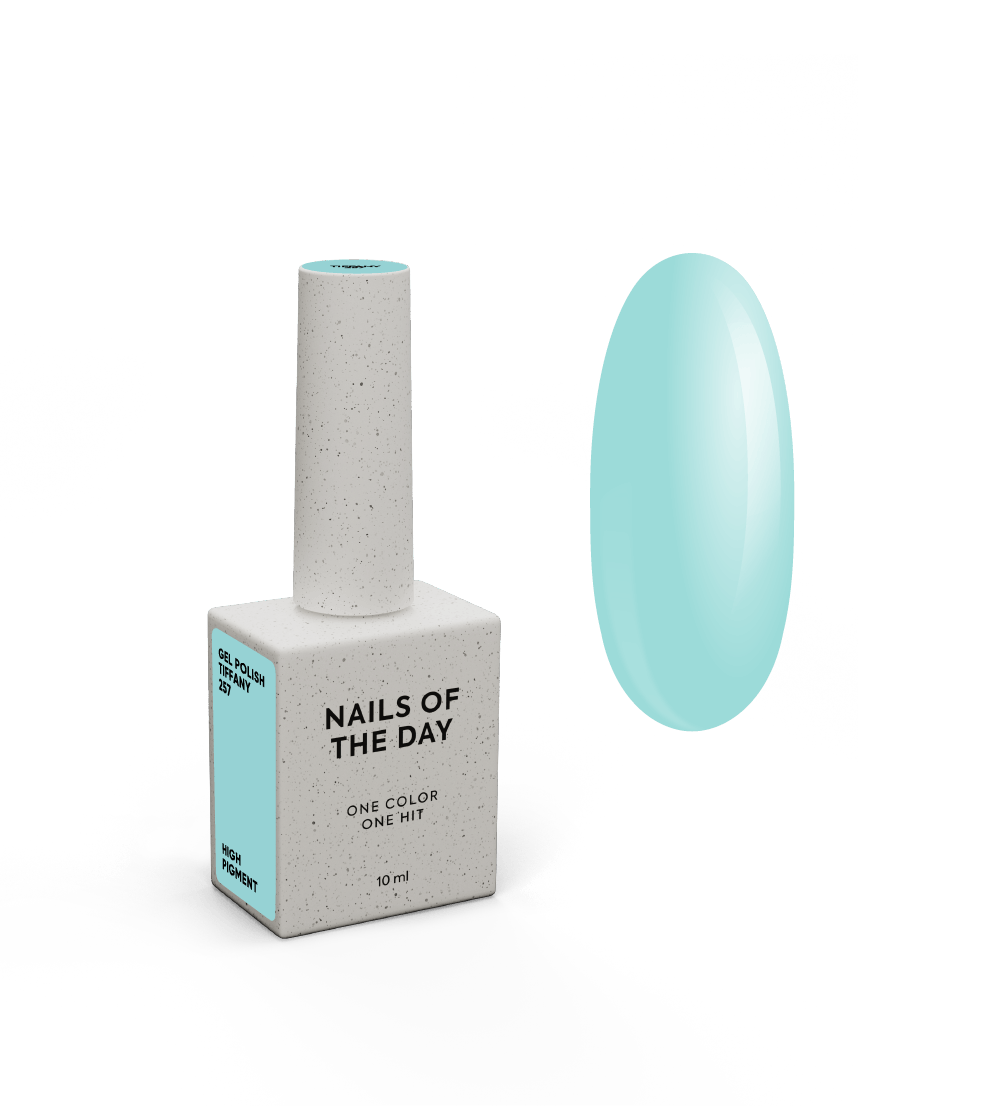 NOTD Spring – profesionalių gelinių lakų kolekcija – 257 – Tiffany, produkto vaizdas
