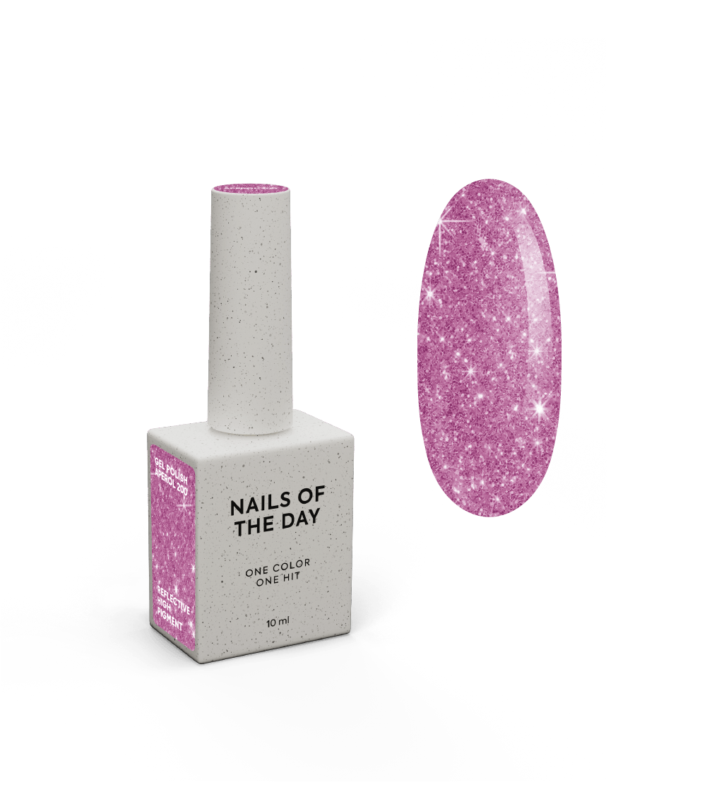 NOTD Reflective Cocktails – profesionalūs šviesą atspindintys geliniai lakai – 200 – Aperol, produkto vaizdas