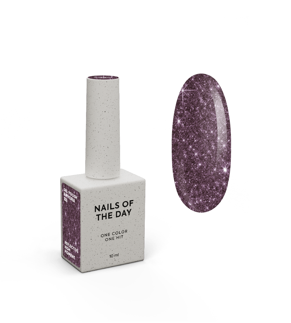 NOTD Reflective Cocktails – profesionalūs šviesą atspindintys geliniai lakai – 355 – Euforia, produkto vaizdas