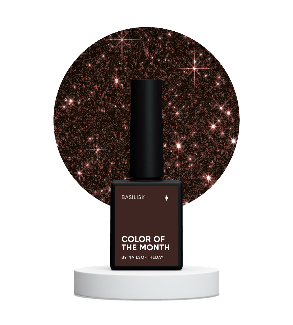 NOTD Color of the Month – profesionalių gelinių lakų kolekcija – Basilisk, produkto vaizdas