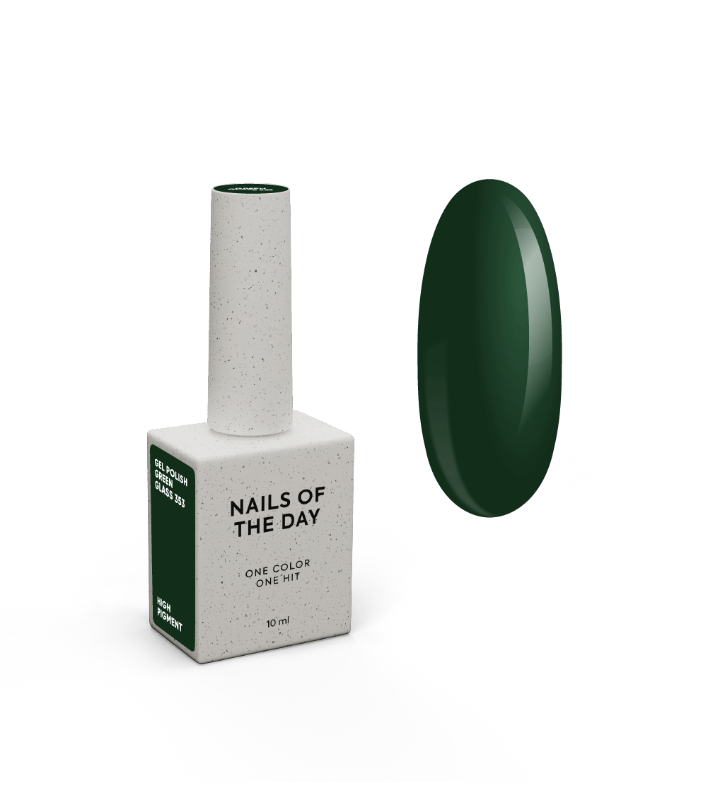 NOTD Gel Polish – profesionalūs geliniai lakai – 353 – Green Glass, produkto vaizdas